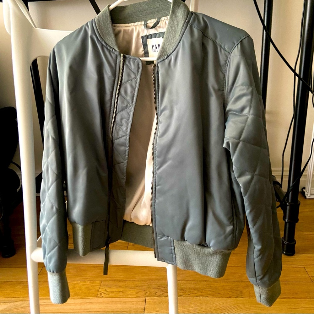 Green Bomber jacket